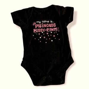 4 for $20//Fussy Pants NB Onesie